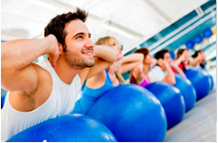 Fitness — group exercise class